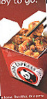 Panda Express menu