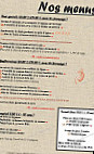 La Muse Gueule menu