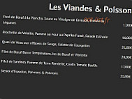 Le Relais menu