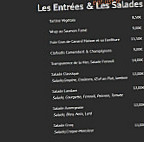 Le Relais menu