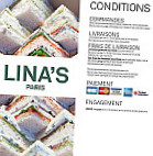 Lina's Malesherbes menu