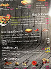 Food Corner menu