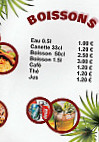 Le Palmier menu