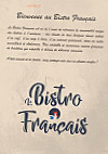 Le Bistro Francais menu