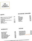 La Petite Fringale menu