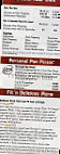 Domino's Pizza menu