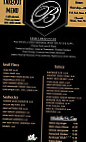 Baker's Cocktail menu