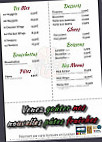 La Case à Pizza menu