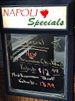 Napoli Italian menu