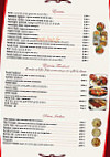 Rani Restaurant Traiteur menu