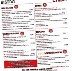 Bistro Gusto menu