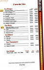 Le Palais d'Asie menu