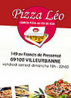 Pizza Léo menu