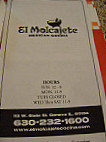 El Molcajete Mexican Cocina menu