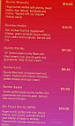 Cancun Grill menu