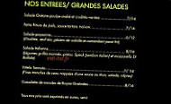 Auberge D'alex menu