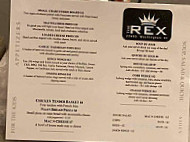 The Rex menu