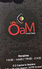 OaM Restaurant Fresh Food menu