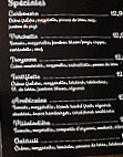 Le Monarque menu