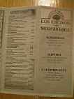 Los Encinos Mexican Grill menu