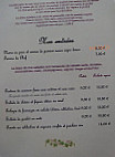 Le Clos Gourmand menu