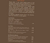 Le Pavillon menu