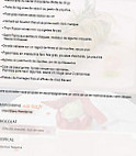 Le Clos du Roy menu