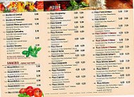 Pizzeria Vulcano menu