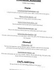 Trattoria Rustica menu