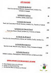 Le Bistrot de Bernay menu