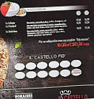 Il Castello Pizzas menu