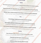 Valentino menu