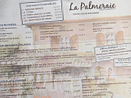 La Palmeraie menu