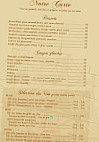 Plage le Galion menu