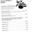 Le Petit Bouchon menu