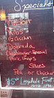 Red Fez Grill menu