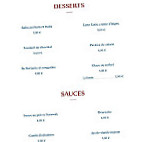 Astair menu