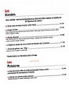 Le Douze menu