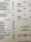 Gaststätte Kloppenborg menu