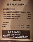 Chez Pierrot menu