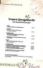 Ristorante Da Vinci menu