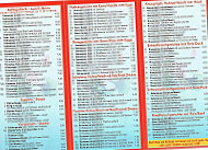 Asia Bistro menu