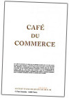 Le Cafe Du Commerce menu