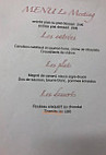 Le Margaux menu