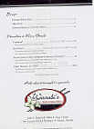 Wasabi's Sushi Asian Bistro menu