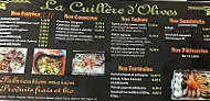 La Cuillère D'olive menu