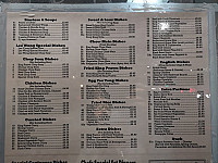 Lee Wong menu