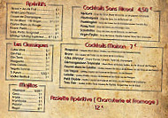 La Chaumière Du Télégraphe menu