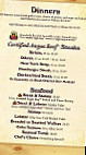 Double Barrel Saloon menu