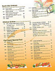 Fuji Steak House Sushi menu